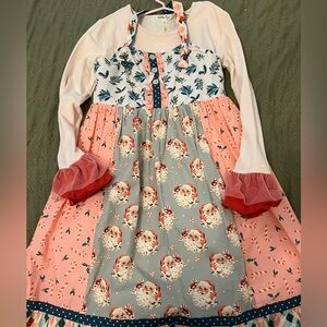 Matilda Jane Christmas dress and shirt